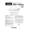 PIONEER PDT503 Owners Manual PIONEER PDT503 Owners Manual