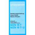 SENNHEISER MZN 16T MZN 16T-U Owners Manual SENNHEISER MZN 16T MZN 16T-U Owners Manual