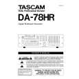 TEAC DA-78HR Owners Manual TEAC DA-78HR Owners Manual