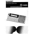 SHARP PC1430 Owners Manual SHARP PC1430 Owners Manual