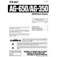 TEAC AG-650 Owners Manual TEAC AG-650 Owners Manual