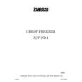 ZANUSSI ZCF270-1 Owners Manual ZANUSSI ZCF270-1 Owners Manual