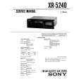 SONY XR5240 Service Manual SONY XR5240 Service Manual