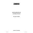 ZANUSSI ZK 24/10 AGO Owners Manual ZANUSSI ZK 24/10 AGO Owners Manual