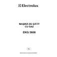 ELECTROLUX EKG5606 Owners Manual ELECTROLUX EKG5606 Owners Manual