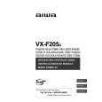 AIWA VX-F205 Owners Manual AIWA VX-F205 Owners Manual