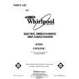 WHIRLPOOL RJE385PW1 Parts Catalog WHIRLPOOL RJE385PW1 Parts Catalog