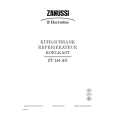 ZANUSSI ZT144AO Owners Manual ZANUSSI ZT144AO Owners Manual