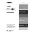 ONKYO DVS353 Owners Manual ONKYO DVS353 Owners Manual