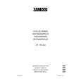 ZANUSSI ZT 155 AO Owners Manual ZANUSSI ZT 155 AO Owners Manual