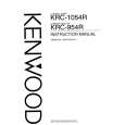 KENWOOD KRC-1054R Owners Manual KENWOOD KRC-1054R Owners Manual