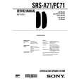 SONY SRSA71 Service Manual SONY SRSA71 Service Manual