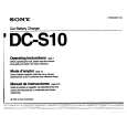 SONY DC-S10 Owners Manual SONY DC-S10 Owners Manual
