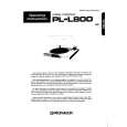 PIONEER PL-L800 Owners Manual PIONEER PL-L800 Owners Manual