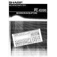 SHARP PCE220 Owners Manual SHARP PCE220 Owners Manual