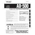 TEAC AD-500 Owners Manual TEAC AD-500 Owners Manual