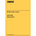 ZANUSSI ZOU646N Owners Manual ZANUSSI ZOU646N Owners Manual