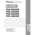 PIONEER PDP505PG Owners Manual PIONEER PDP505PG Owners Manual