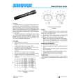 SHURE 849 Owners Manual SHURE 849 Owners Manual