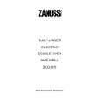 ZANUSSI ZUQ875W Owners Manual ZANUSSI ZUQ875W Owners Manual