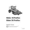 HUSQVARNA RIDER18PROFLEX Owners Manual HUSQVARNA RIDER18PROFLEX Owners Manual