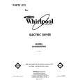 WHIRLPOOL LE3000XPW0 Parts Catalog WHIRLPOOL LE3000XPW0 Parts Catalog