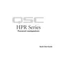 QSC HPR151W Quick Start QSC HPR151W Quick Start