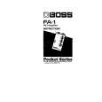 BOSS FA-1 Owners Manual BOSS FA-1 Owners Manual