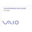SONY PCG-C1MHP VAIO Owners Manual SONY PCG-C1MHP VAIO Owners Manual