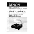 DENON DP-57L Owners Manual DENON DP-57L Owners Manual