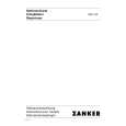 ZANKER ZKG120 (PRIVILEG) Owners Manual ZANKER ZKG120 (PRIVILEG) Owners Manual
