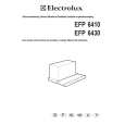 ELECTROLUX EFP6410X Owners Manual ELECTROLUX EFP6410X Owners Manual