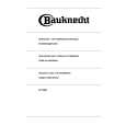 BAUKNECHT DA3960SW Owners Manual BAUKNECHT DA3960SW Owners Manual