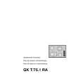 THERMA GKT/75.1RA Owners Manual THERMA GKT/75.1RA Owners Manual