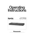 PANASONIC WXZP490 Owners Manual PANASONIC WXZP490 Owners Manual