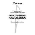 PIONEER VSX-609RDS Owners Manual PIONEER VSX-609RDS Owners Manual