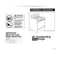 WHIRLPOOL SF3000EYW0 Installation Manual WHIRLPOOL SF3000EYW0 Installation Manual