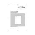 PRIVILEG 590.661 5/10544 Owners Manual PRIVILEG 590.661 5/10544 Owners Manual