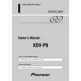 PIONEER XDV-P9 Owners Manual PIONEER XDV-P9 Owners Manual