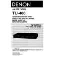 DENON TU-400 Owners Manual DENON TU-400 Owners Manual