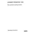 AEG Lavamat Princess 1003 Owners Manual AEG Lavamat Princess 1003 Owners Manual