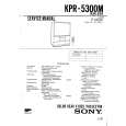 SONY KPR5300M Service Manual SONY KPR5300M Service Manual