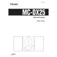 TEAC MC-DX25 Owners Manual TEAC MC-DX25 Owners Manual