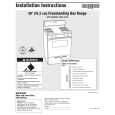 WHIRLPOOL SF3020EKQ3 Installation Manual WHIRLPOOL SF3020EKQ3 Installation Manual