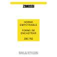 ZANUSSI ZBC762C Owners Manual ZANUSSI ZBC762C Owners Manual
