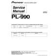 PIONEER PL-990/WYXCN157 Service Manual PIONEER PL-990/WYXCN157 Service Manual