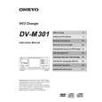 ONKYO DVM301 Owners Manual ONKYO DVM301 Owners Manual