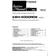 PIONEER KEH4000RDS Service Manual PIONEER KEH4000RDS Service Manual