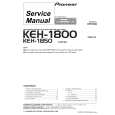 PIONEER KEH-1850ES Service Manual PIONEER KEH-1850ES Service Manual