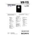 SONY WMFX5 Service Manual SONY WMFX5 Service Manual